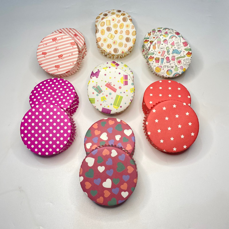 Jual (8 x 3) Paper cup cake bulat Medium 200 pcs | Shopee Indonesia