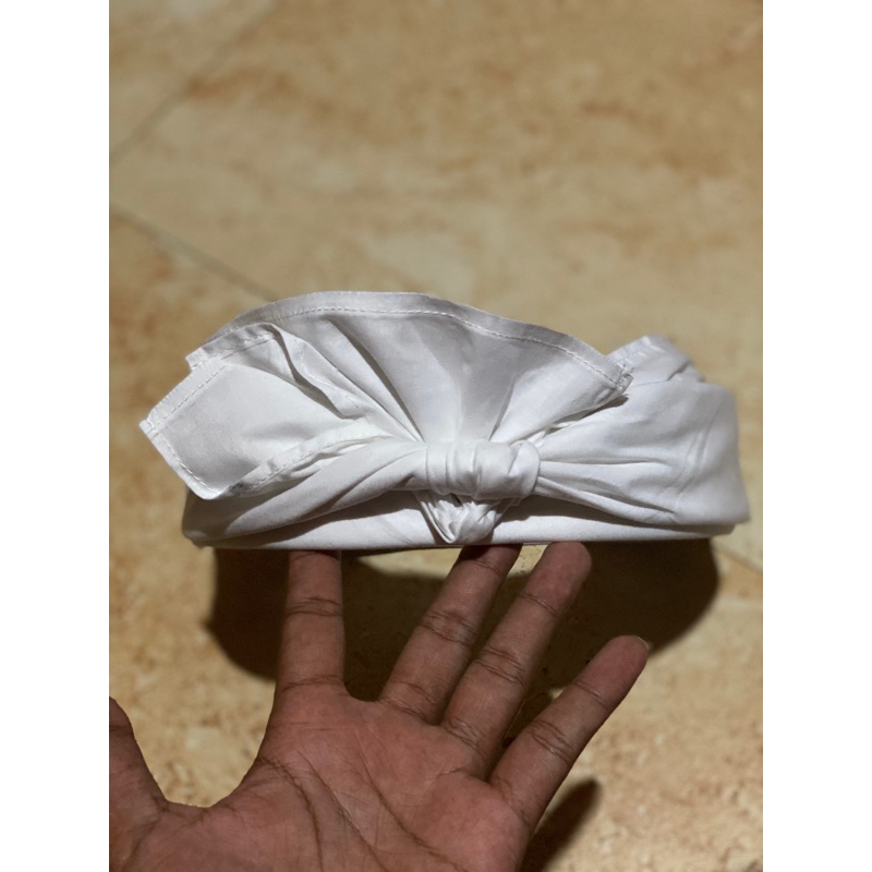 Jual Udeng Putih & Hitam Janggar Rimpit | Shopee Indonesia