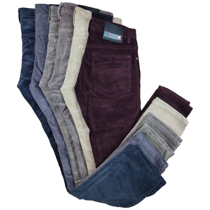 Jual Celana Corduroy Pria Reguler fit / Celana Kodorai Pria | Shopee ...