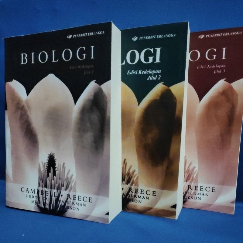 Jual Paket 3 Buku Biologi Edisi 8 Jilid 1, 2 & 3 - Neil A. Campbell ...