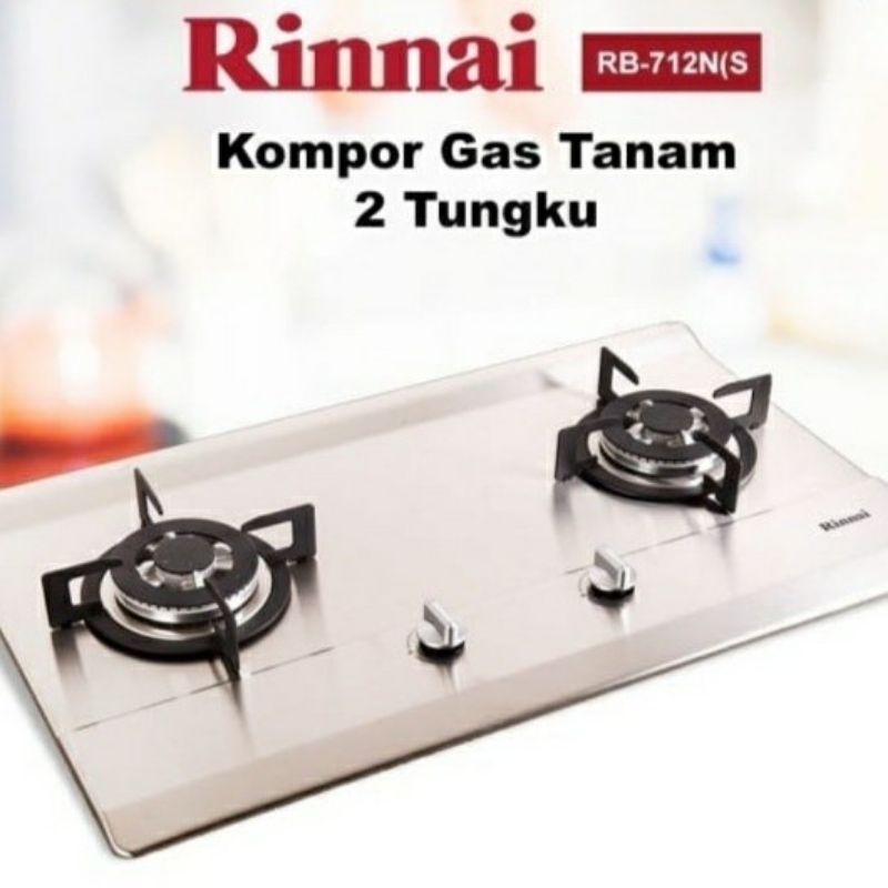 Jual Kompor Tanam Rinnai Rb 712n S Stainless Garansi Resmi Original