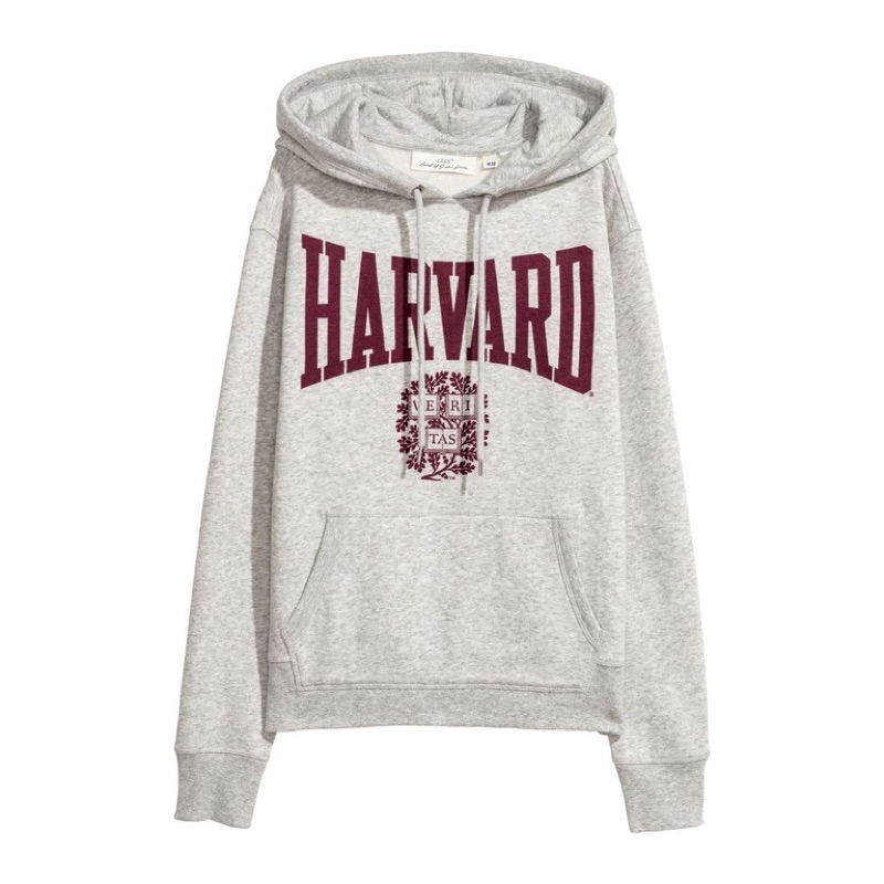 Jual Dijual Hoodie H M Harvard Grey Crewneck Harvard ORIGINAL FULLTAG sweater wanita pria Shopee Indonesia