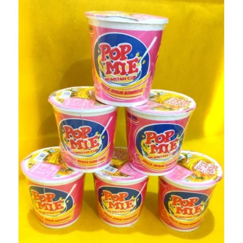 Jual Pop Mie Instant Kuah Rasa Ayam Bawang Jumbo 75 Gram 1 Cup Pcs