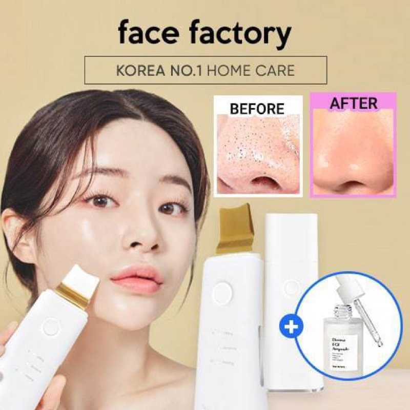 Jual FACE FACTORY korea 24k galvanic z peeling facial skin scrubber