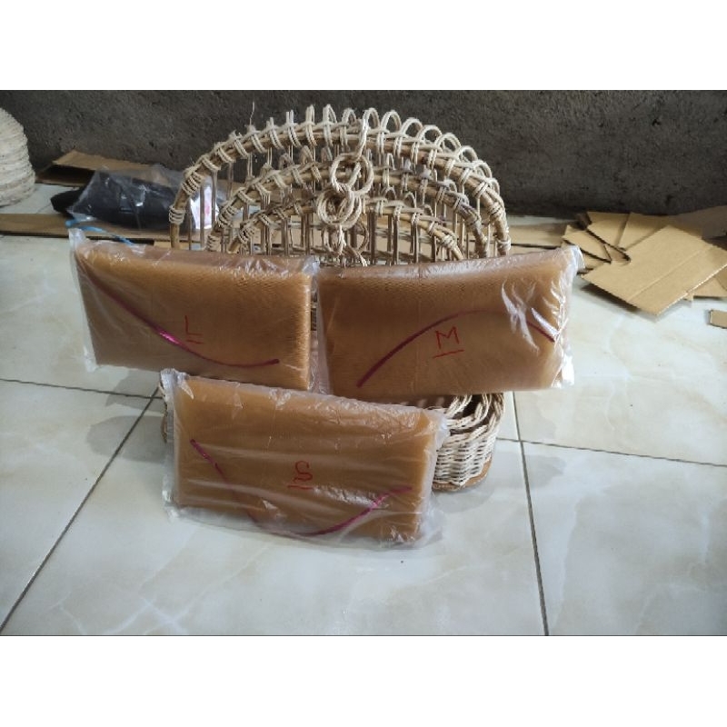 Jual keranjang rotan halus ayunan +kain tile sudah terpotong tinggal ...