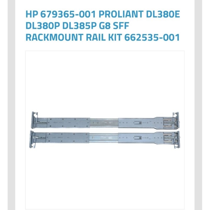 Jual RAIL KIT HP PROLIANT DL380E DL380P DL385P G8 679365-001 | Shopee ...