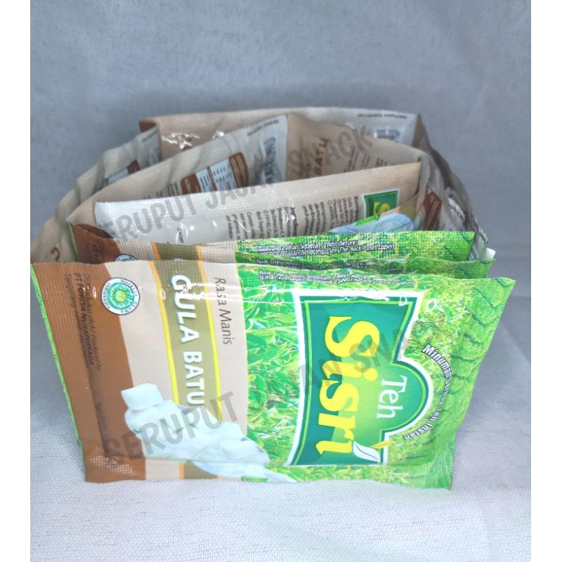 Jual Teh Sisri Rasa Gula Batu Minuman Serbuk 1 Renceng Isi 10 Pcs Shopee Indonesia 7516