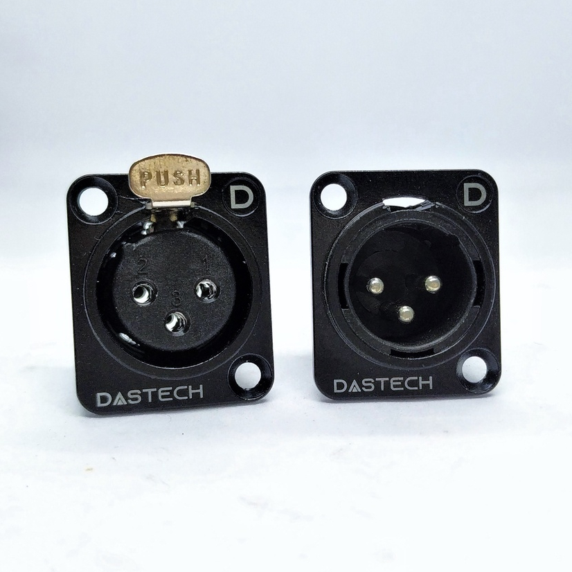 Jual Jack Canon Body Besi Dastech Male Female Socket Canon Body Besi Dastech Male Female