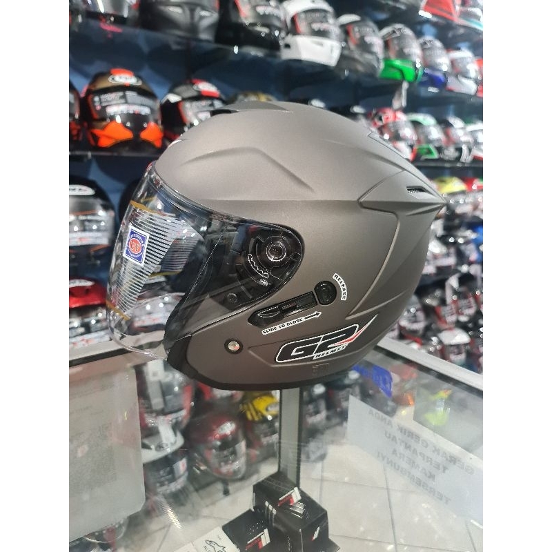 Jual G2 Optimax Gun Metal Matt Dop 2Visor | Shopee Indonesia