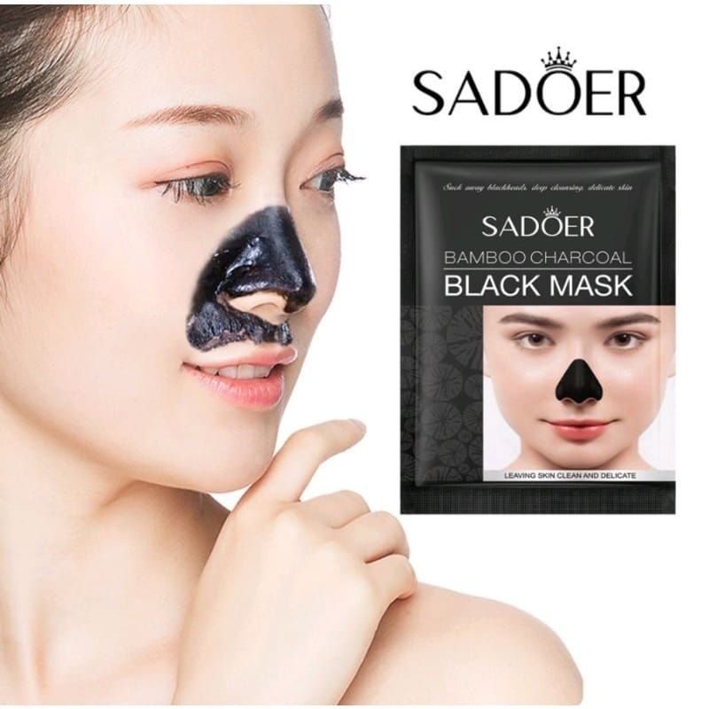 Jual [SACHET] Masker Komedo Black Mask Masker Wajah Skincare | Shopee ...
