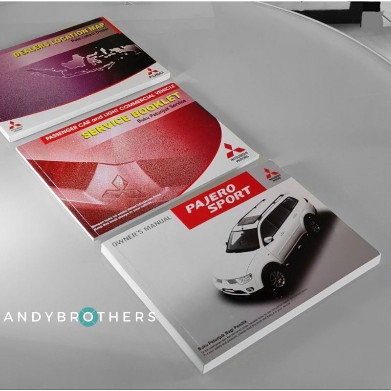 Jual Buku Owners Manual Book Pedoman Pemilik Mobil Mitsubishi Pajero