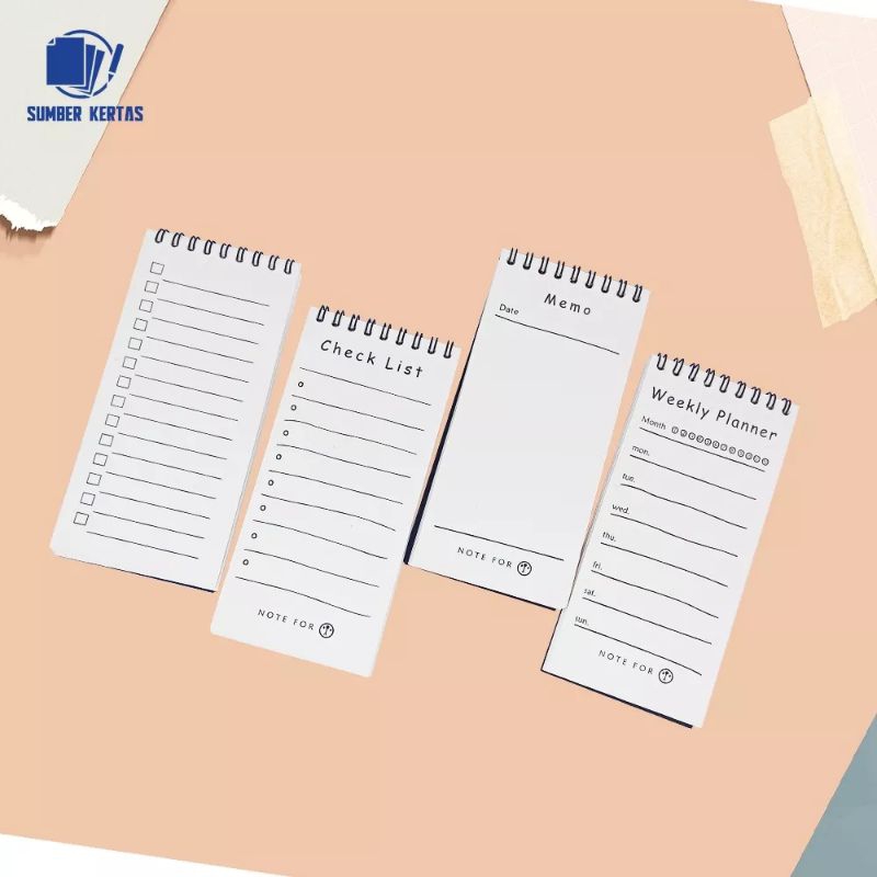 Jual NOTEBOOK TO DO LUST/CHEKLIST/MEMO/WEEKLY PLANNER | Shopee Indonesia