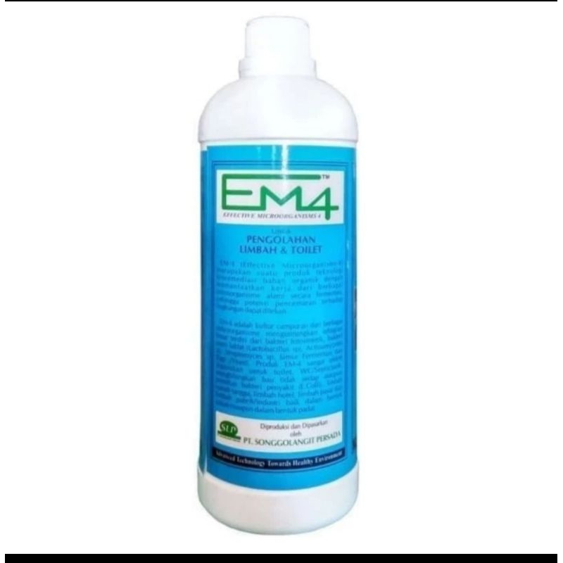 Jual EM4 Pengolahan Limbah dan Toilet 1 Liter | Shopee Indonesia