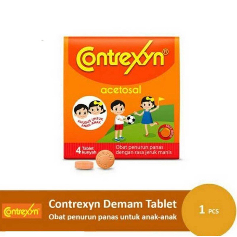 Jual Contrexyn Demam Anak @1Strip | Shopee Indonesia