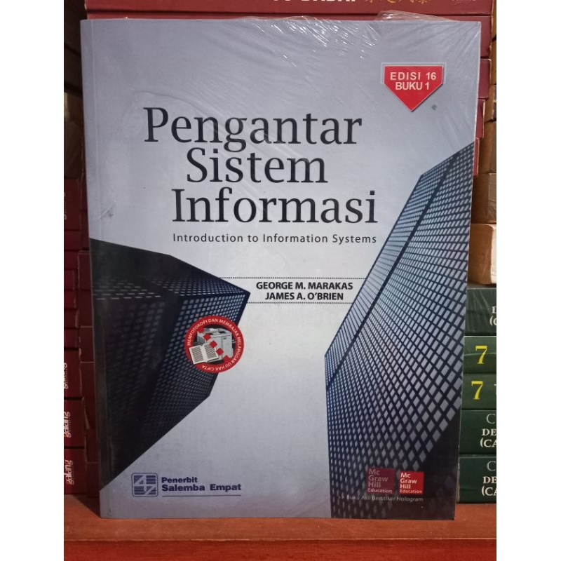 Jual PENGANTAR SISTEM INFORMASI/ BUKU 1 _ EDISI 16 _ BUKU BARU SEGEL ...