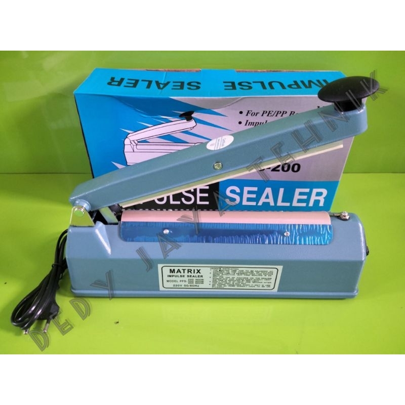 Jual Impulse Hand Sealer 20cm MATRIX PFS200 Body Besi / Alat Press Pres