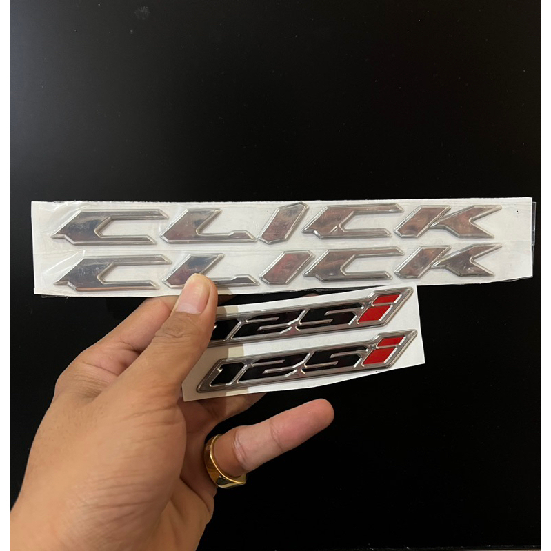 Jual Emblem Timbul Click Dan I Satu Set Shopee Indonesia