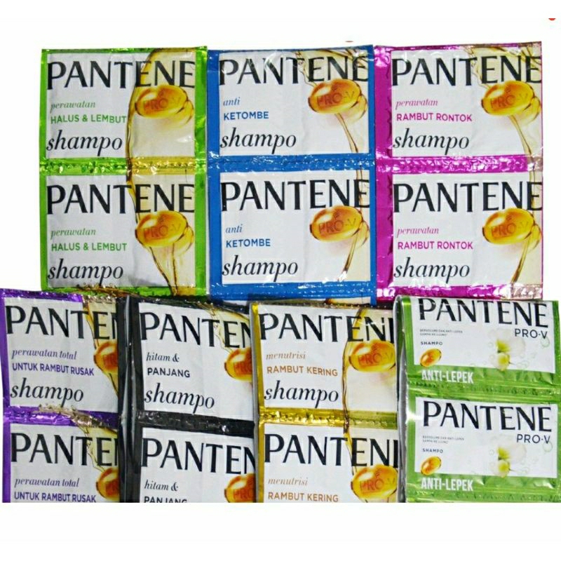 Jual PANTENE Shampoo Sachet Renceng isi 24 saset / Pantene Anti Ketombe ...