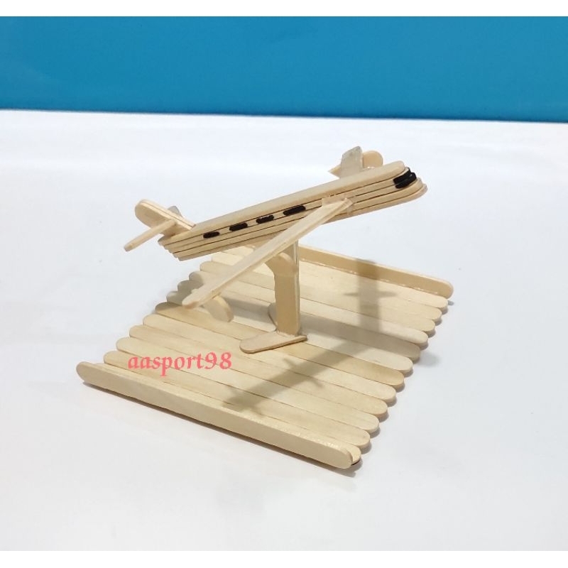 Jual Prakarya Miniatur Pesawat Stik Es Krim Shopee Indonesia