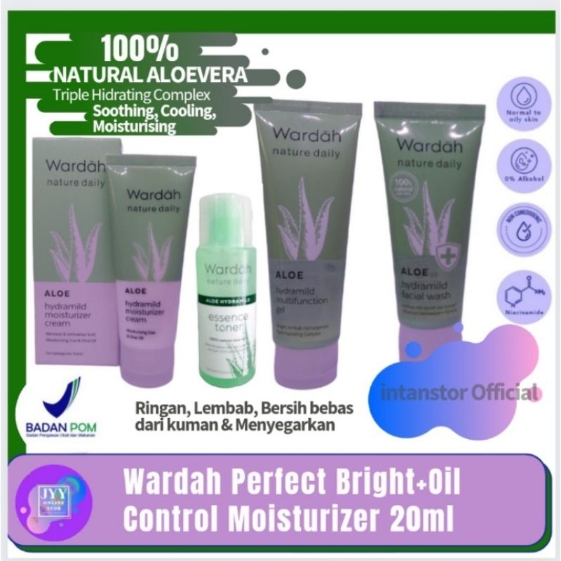 Jual WARDAH NATURE DAILY HIDRAMILD ALOEVERA I HIDRAMILD FACIAL WASH I