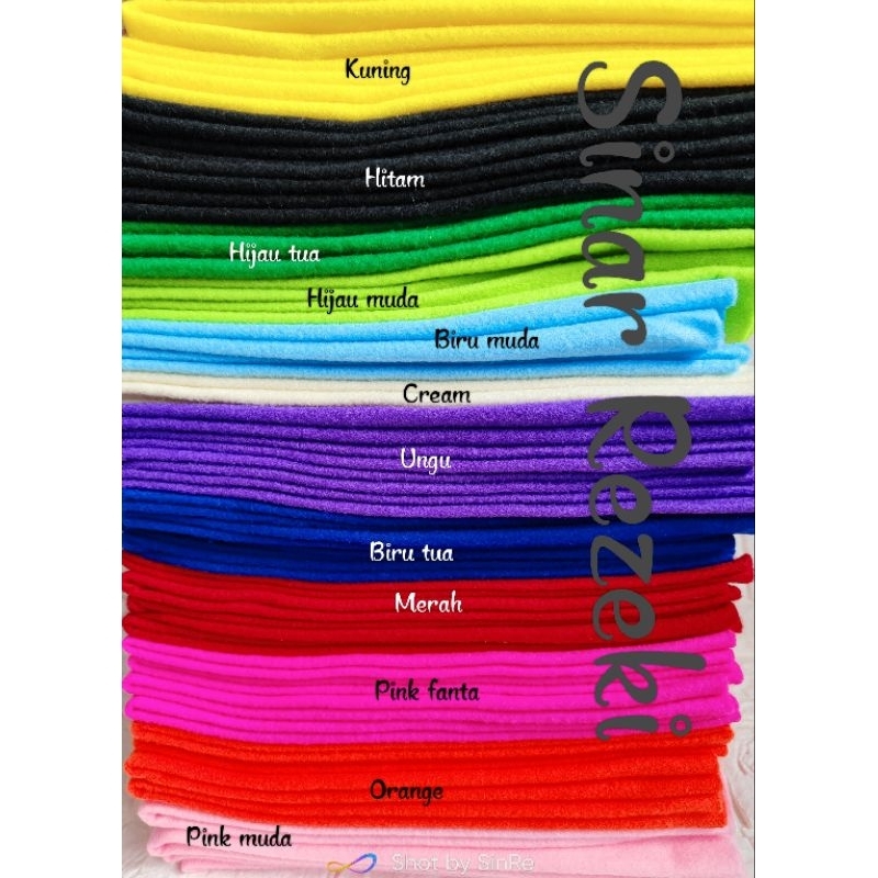 Jual 1 lembar!! Kain flanel/kain flanel warna | Shopee Indonesia