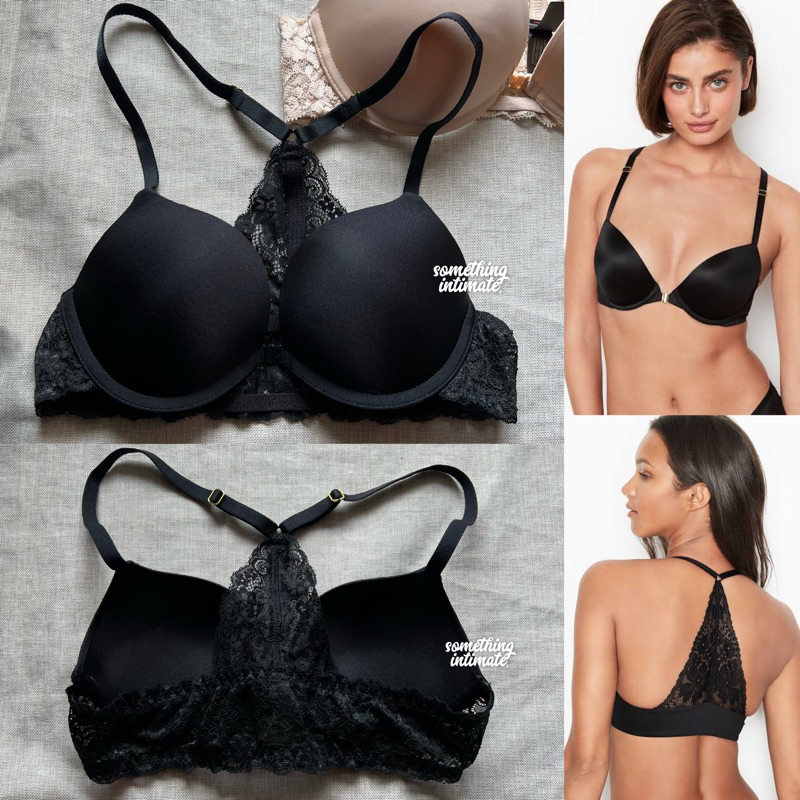 Jual Victoria Secret Love Cloud Front Closure Lace Racerback Gel Push Up Bra Vs Bh Original