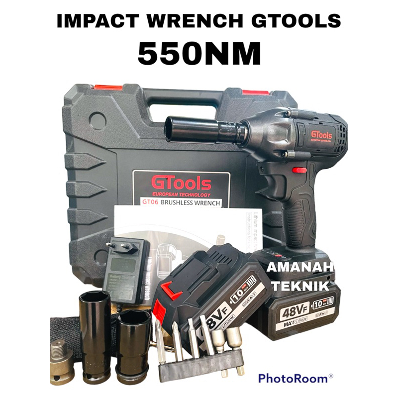 Jual Mesin Bor Pembuka Baut Impact Wrench Gtools Gt Impact Wrench