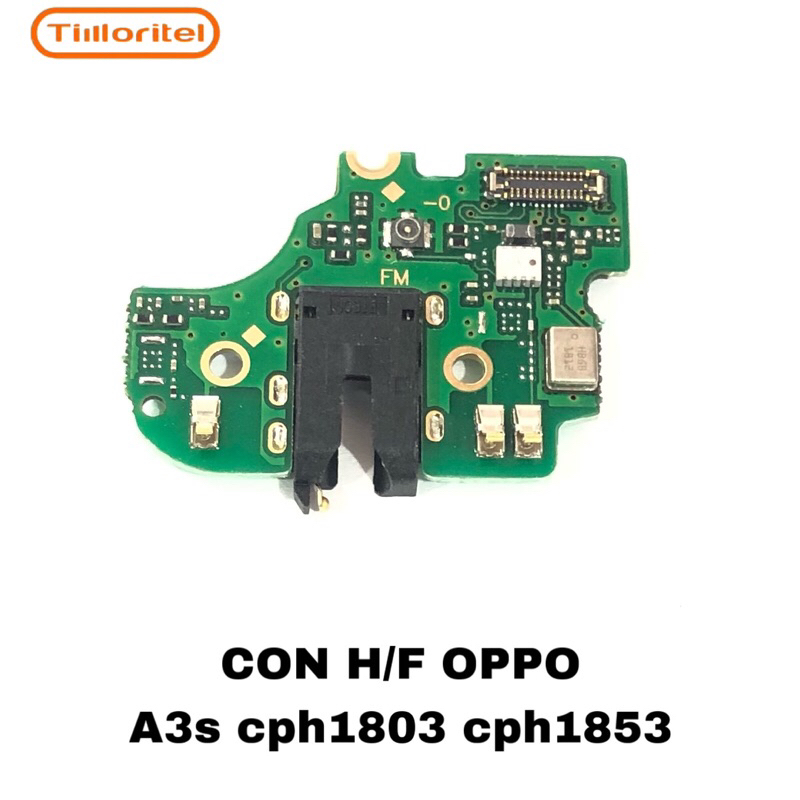 Jual Board Connector Headtset Mic Oppo A3s Cph1803 Konektor Handsfree Oppo A3s Cph1853