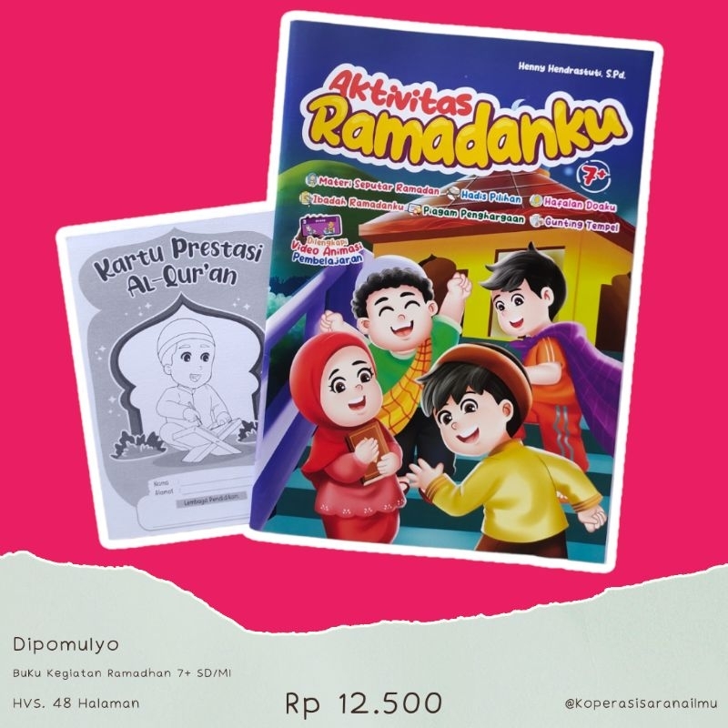 Jual Buku Aktivitas Ramadhanku 7 Kelas 1 3 Tahun Sd Mi Kegiatan Ramadhan Kbr Dipomulyo