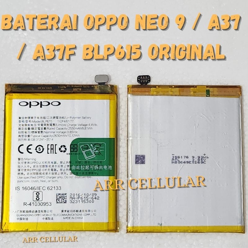 Jual Ori Battery Batre Baterai Oppo Neo A A F Blp