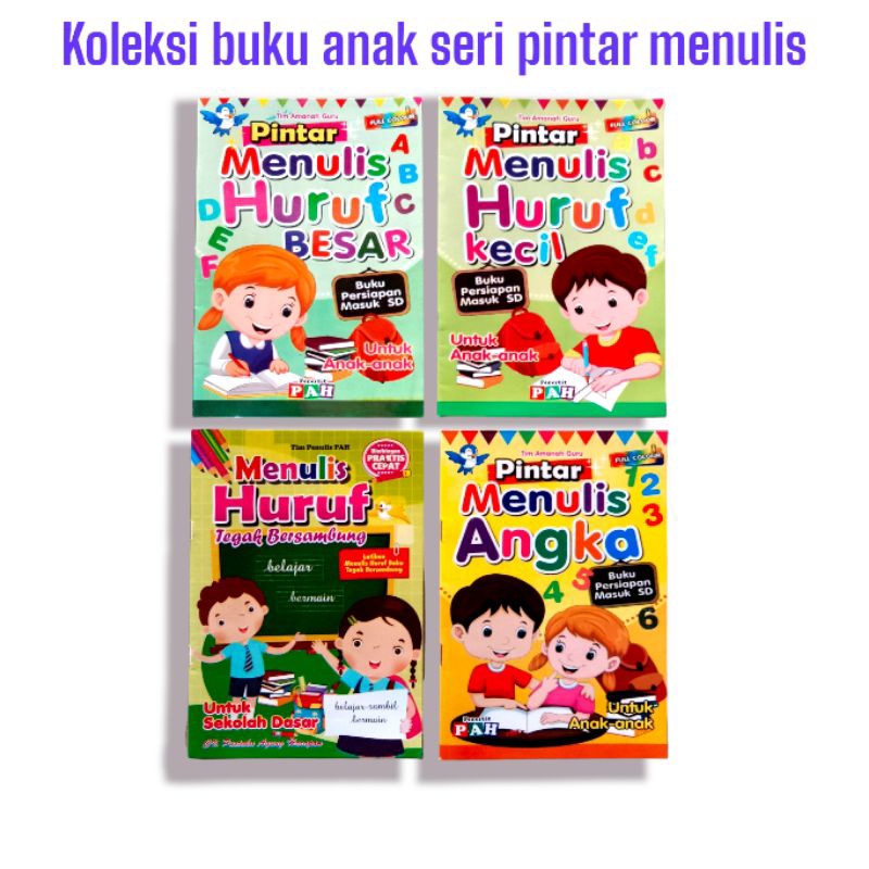 Jual BUKU ANAK BELAJAR MENULIS HURUF BESAR /HURUF KECIL/HURUF TEGAK ...