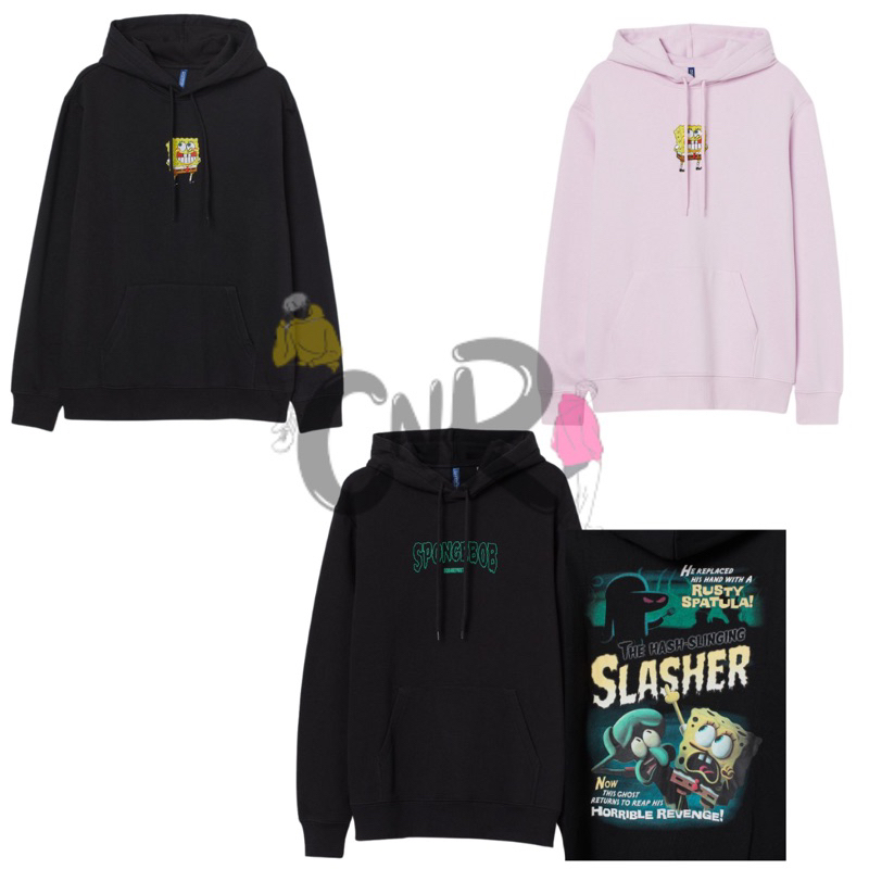 H&m spongebob hoodie hash slinging slasher hot sale