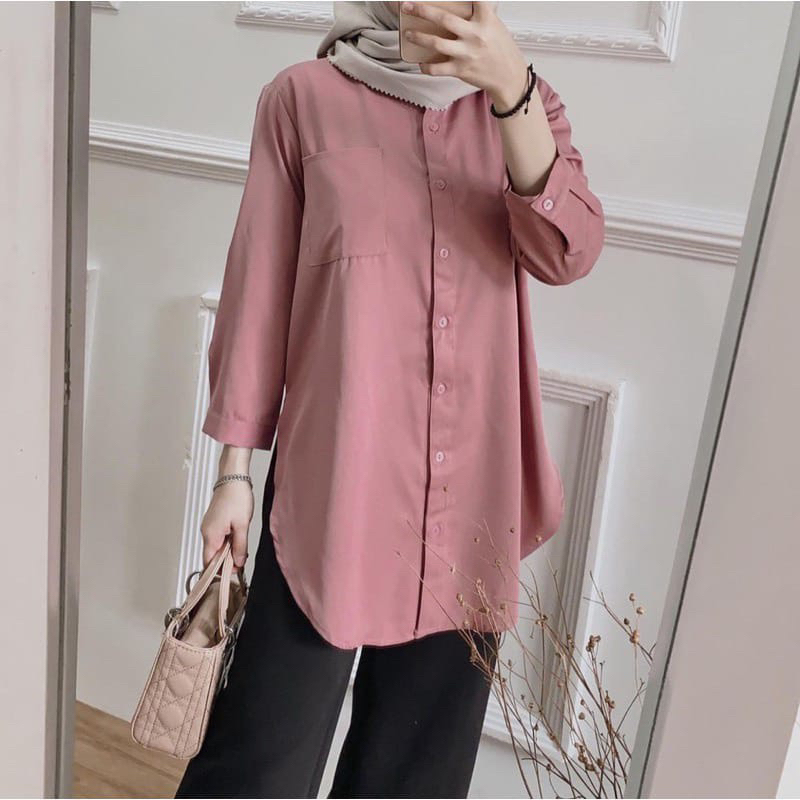 Jual Shakila Daily Tunik Cicira Bahan Shakila Premium Shopee Indonesia