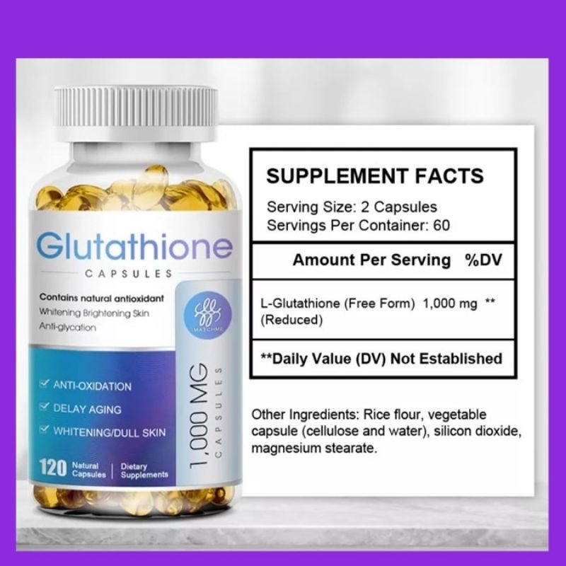 imatchme glutathione Jual IMATCHME GLUTATHIONE Kapsul 1000mg 120 Capsules