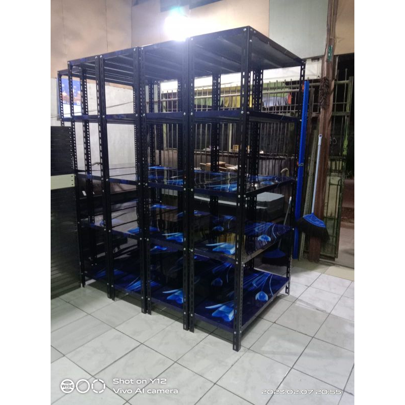 Jual rak besi/rak gudang 5 susun/rak serbaguna | Shopee Indonesia