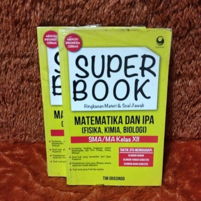 Jual Buku Super Book Matematika Dan IPA - Ringkasan Materi Dan Soal ...