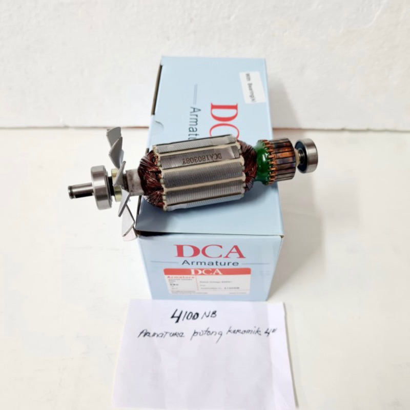 Jual DCA Armature 4100NB untuk mesin Stone Cutter 4” Makita | Shopee ...