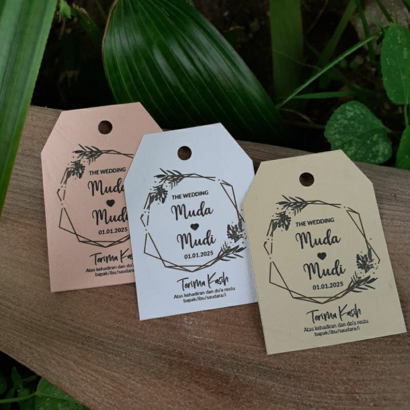 Jual KARTU UCAPAN TERIMA KASIH / HANGTAG CUSTOME / KARTU UCAPAN