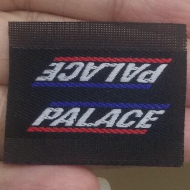 Jual PALACE LABEL SLIP WOVEN JAHIT LIPAT BORDIR COTTON SUPER PREMIUM CO