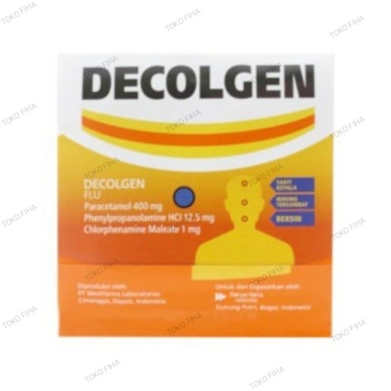 Jual Decolgen Flu - isi 4 tablet | Shopee Indonesia