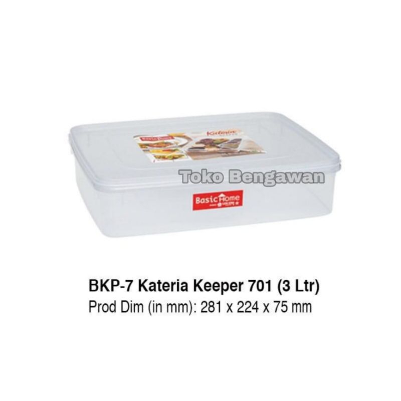 Jual BASIC HOME by LionStar KATERIA 701 [BKP-7] 3L // 3 Liter Toples ...
