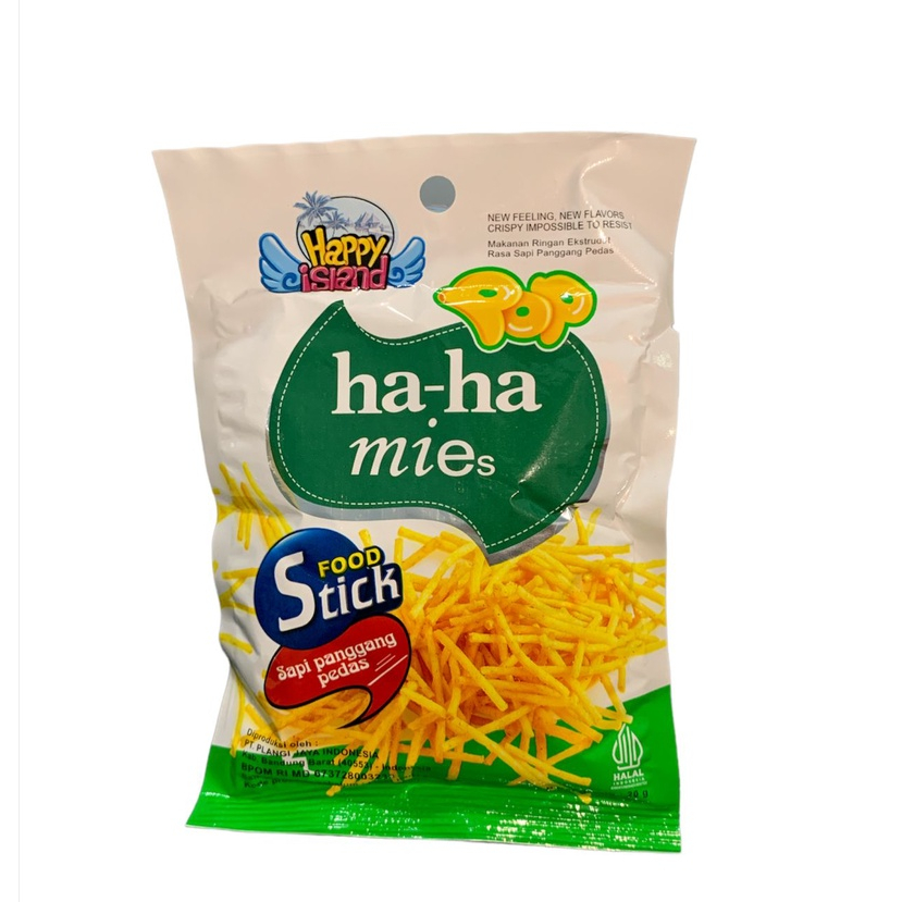 Jual (HOKKY) Wang Chips Ha Ha Mie Daya Crispy Siput 22gr Snack HALAL ...