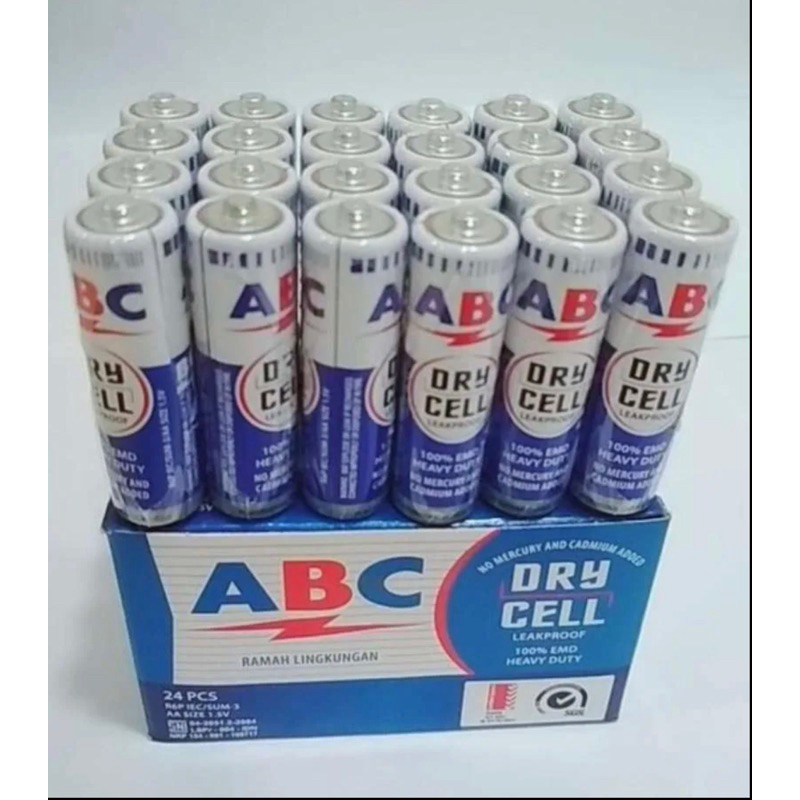 Jual ABC AA Biru 1.5V (1Box @24pcs) | Shopee Indonesia