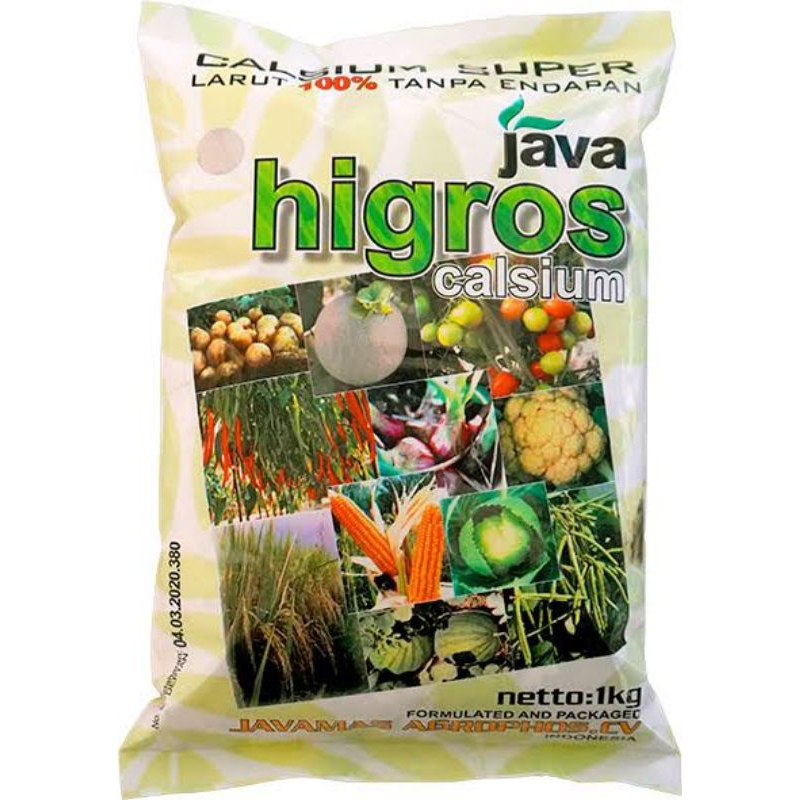Jual Pupuk Calcium Super Java Higros Calcium 1 Kg Larut 100% Tanpa ...