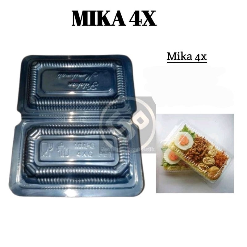 Jual Mika Kue Ukuran 4xmika Makananmika Jajan Pasar Mika Bening Tempat Nasi Kuning Mika 6979