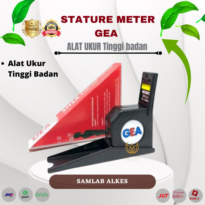 Jual Stature Meter/Pengukur Tinggi Badan Gea samlab alkes | Shopee ...