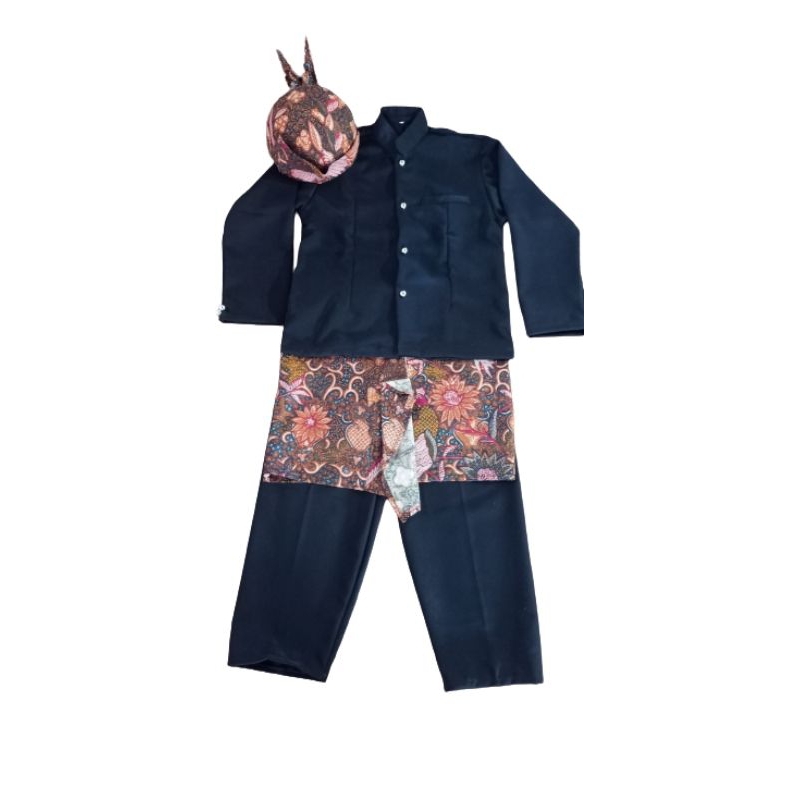 Jual BAJU ADAT BASOFI ANAK SEMBONG COKLAT BAJU CAK ANAK SEMBONG COKLAT ...