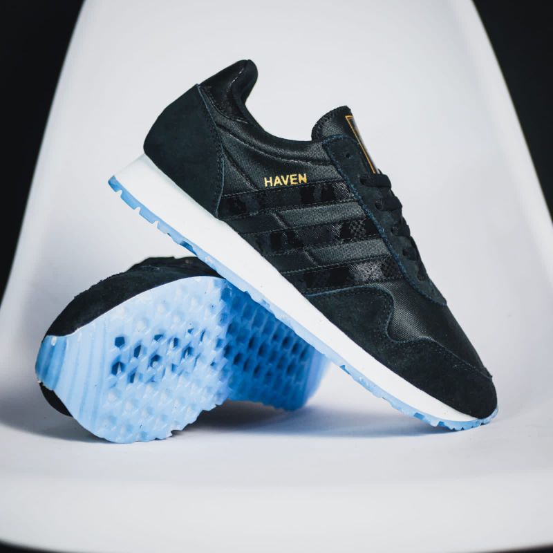 Adidas new haven clearance negras