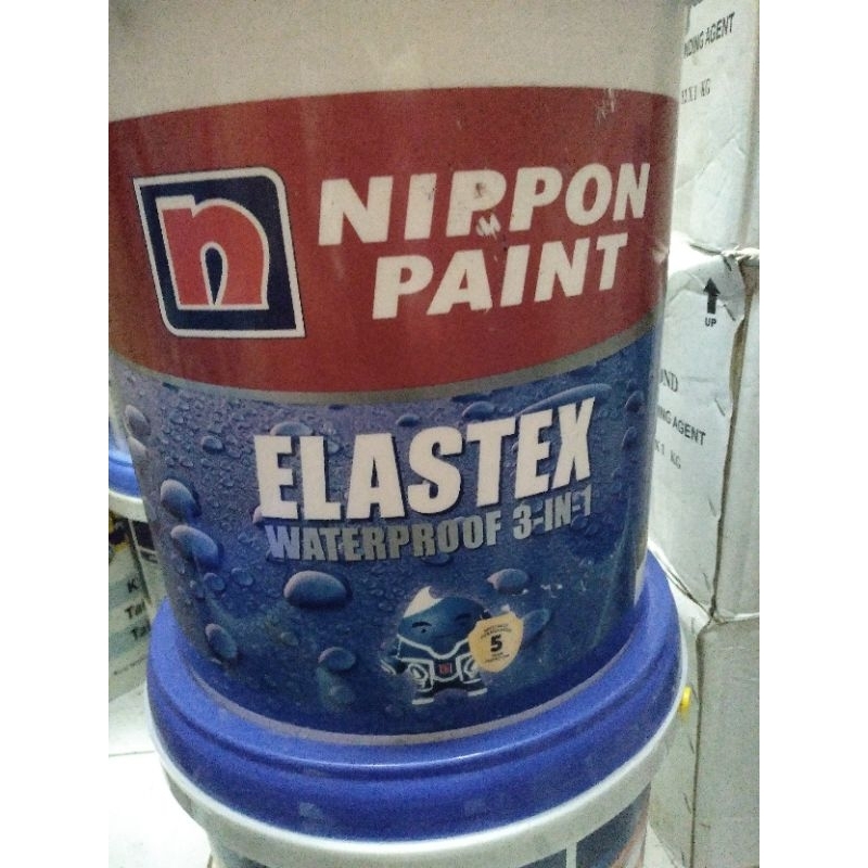 Jual NIPPON PAINT ELASTEX WATERPROOF 3IN1 20KG Shopee Indonesia