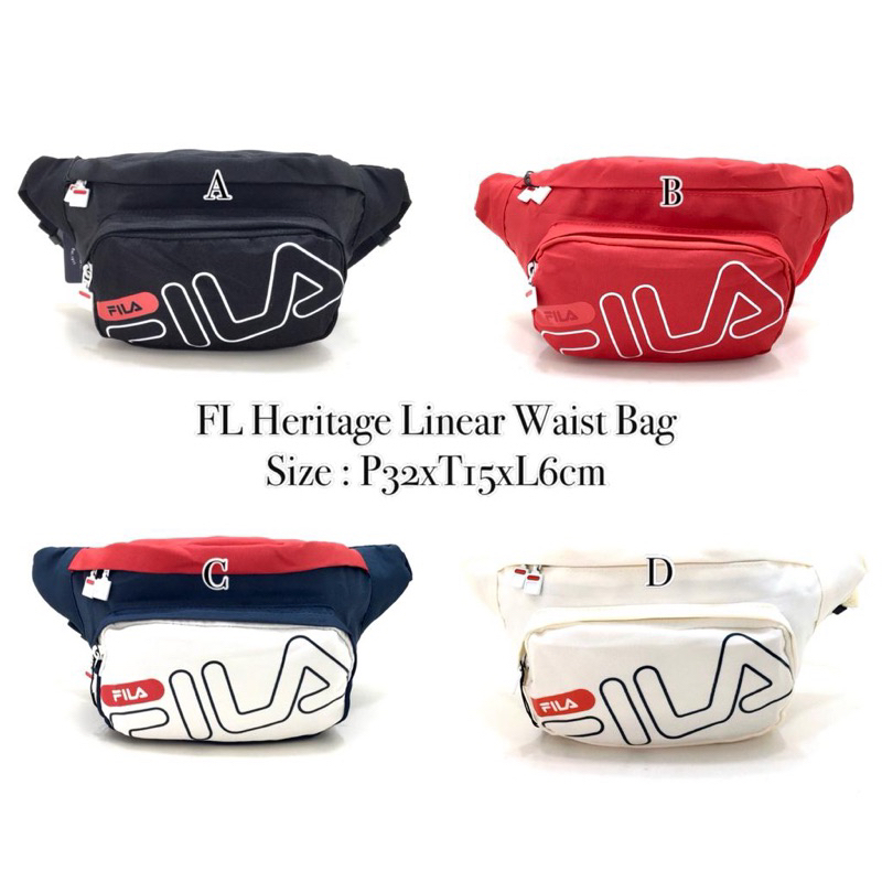 FILA Heritage Linear Waist Bag